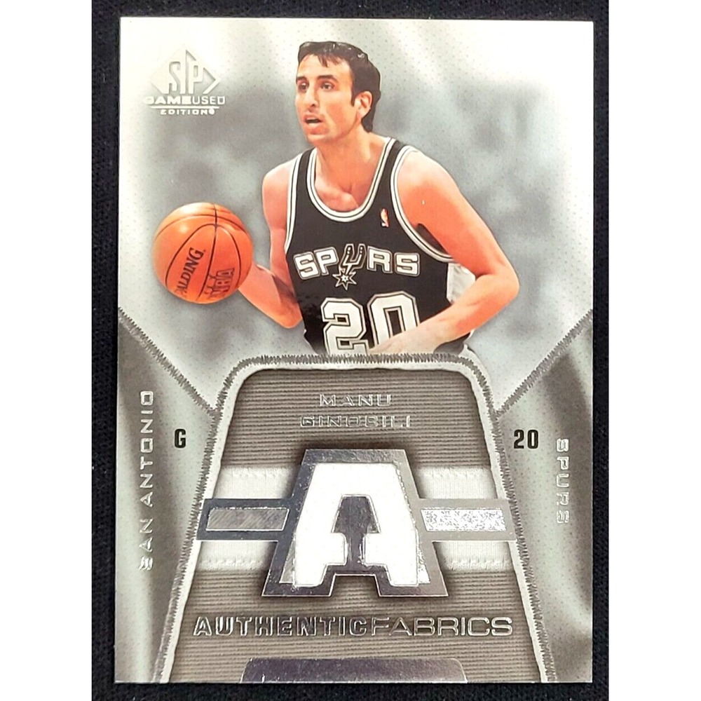 2007-08 UPPER DECK SP GAME USED MANU GINOBILI AUTHENTIC FABRICS SP